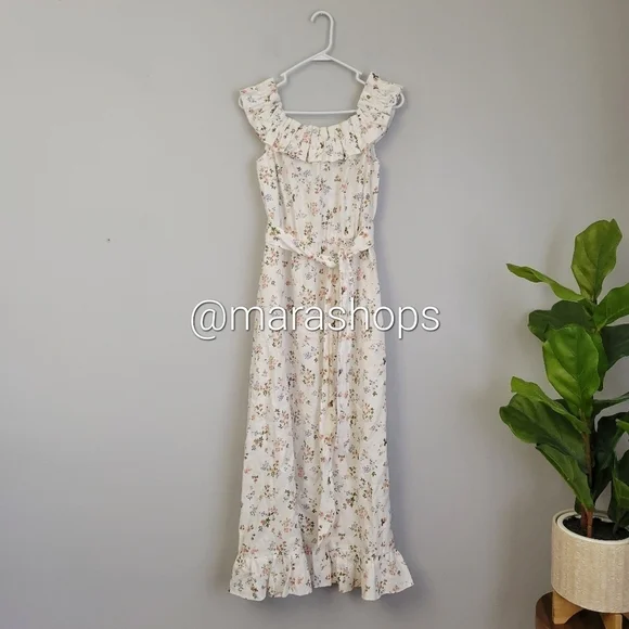 Reformation Sycamore Linen Dress